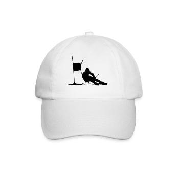 skifahren - Baseballkappe - Weiß/Weiß - Vorne