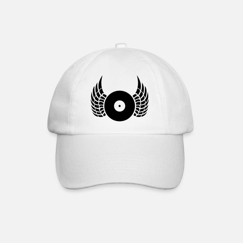dj - Baseballkappe - Weiß/Weiß
