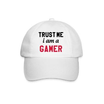 Gamer / Gaming - Casquette classique - blanc/blanc - Devant