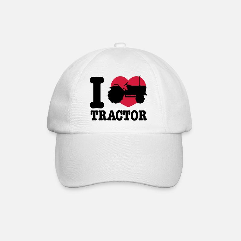 tracteur - Casquette classique - blanc/blanc