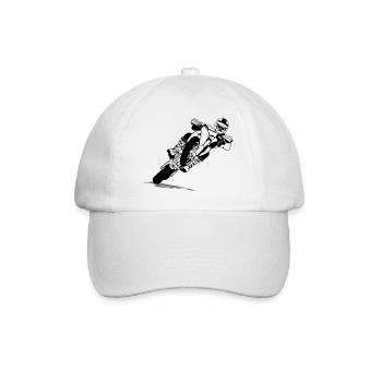 Supermoto Racing - Supermotard - Casquette classique - blanc/blanc - Devant