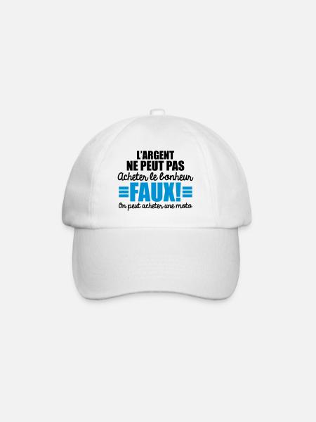 on peut acheter une moto - Casquette classique - blanc/blanc