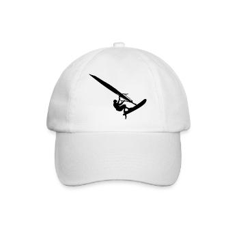 Windsurfer - Baseballkappe - Weiß/Weiß - Vorne
