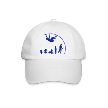 Evolution pole vault perch - Baseball Cap - white/white - Front