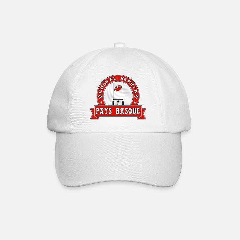 Pays Basque sport rouge - Casquette classique - blanc/blanc