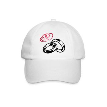 eheringe_love - Casquette classique - blanc/blanc - Devant