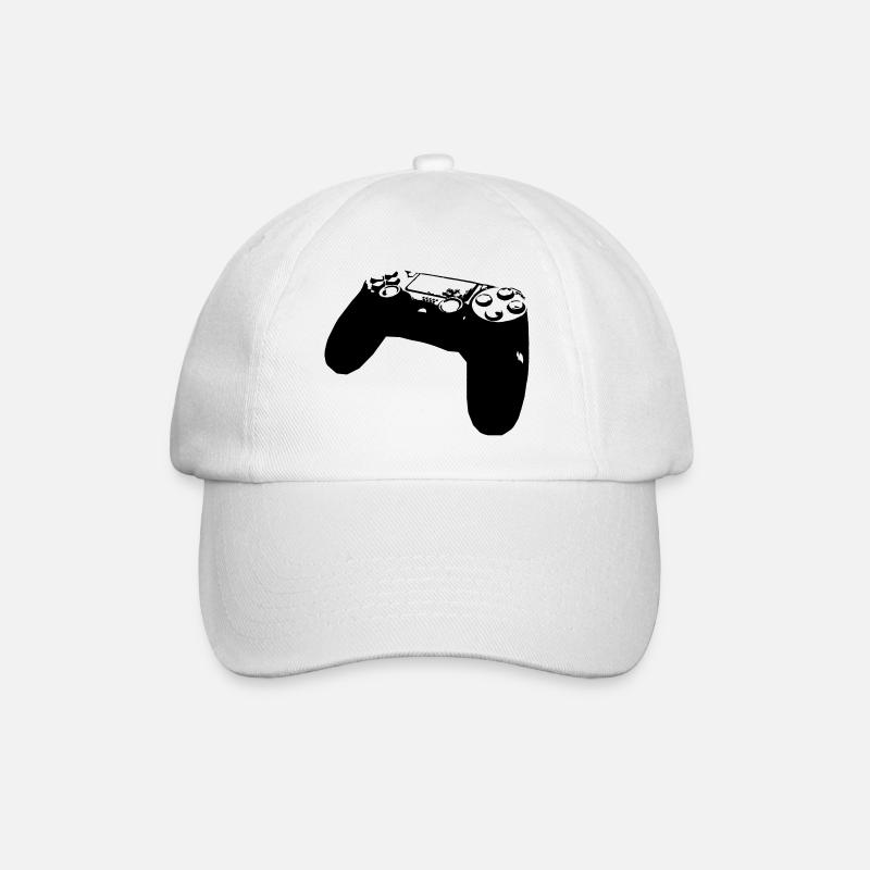 Controller - Baseballkappe - Weiß/Weiß