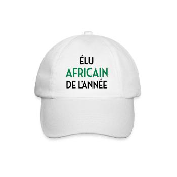 Africa / Africain / Afrique / Africain - Casquette classique - blanc/blanc - Devant