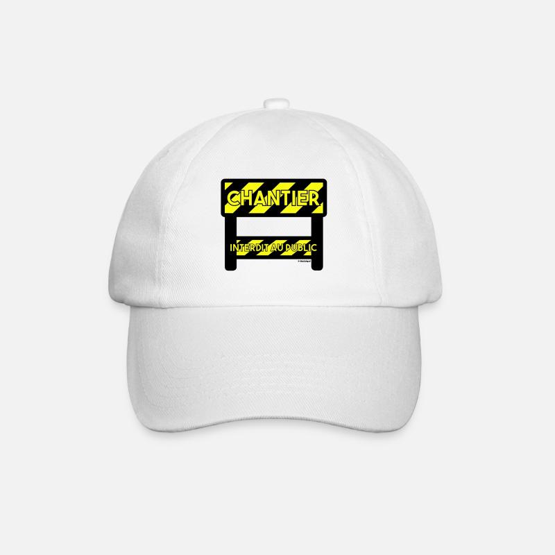Work in progress - Baseball Cap - white/white