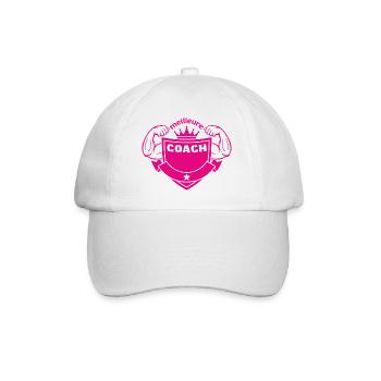 Meilleure coach - Casquette classique - blanc/blanc - Devant