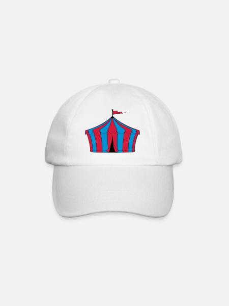 tente de cirque - Casquette classique - blanc/blanc