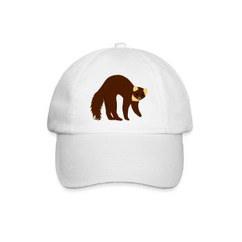 marder - Baseballkappe - Weiß/Weiß - Vorne