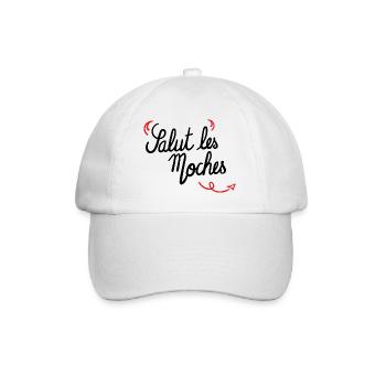 hi ugly - Baseball Cap - white/white - Front