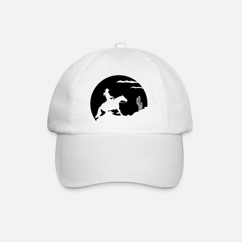 Western riding - Baseball Cap - white/white