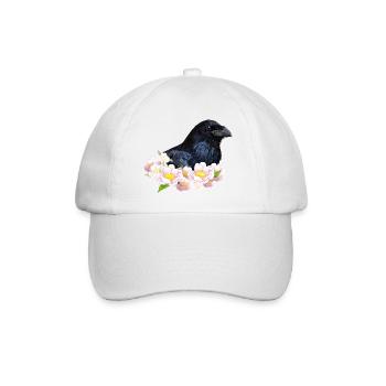 Raven - Baseball Cap - white/white - Front