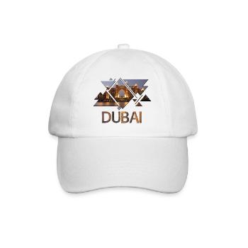 Dubai United Arab Emirates The Palm - Baseball Cap - white/white - Front