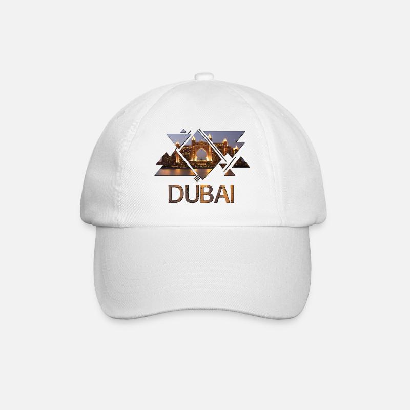 Dubai Émirats Arabes Unis The Palm - Casquette classique - blanc/blanc