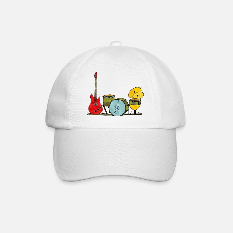 Instruments de musique - Casquette classique - blanc/blanc