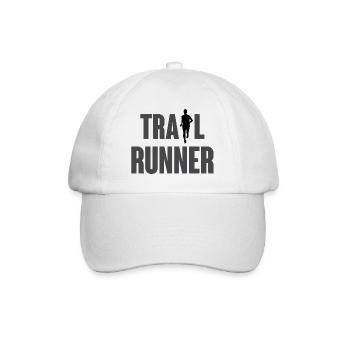 Coureur de trail - Casquette classique - blanc/blanc - Devant