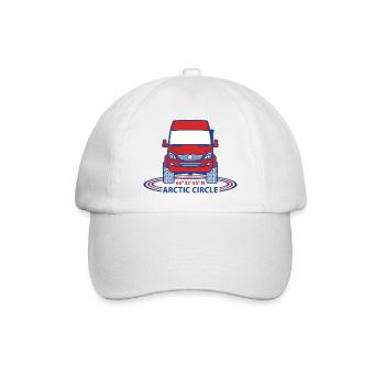 HUH! Arctic #06 (Full Donation) - Baseball Cap - white/white - Front