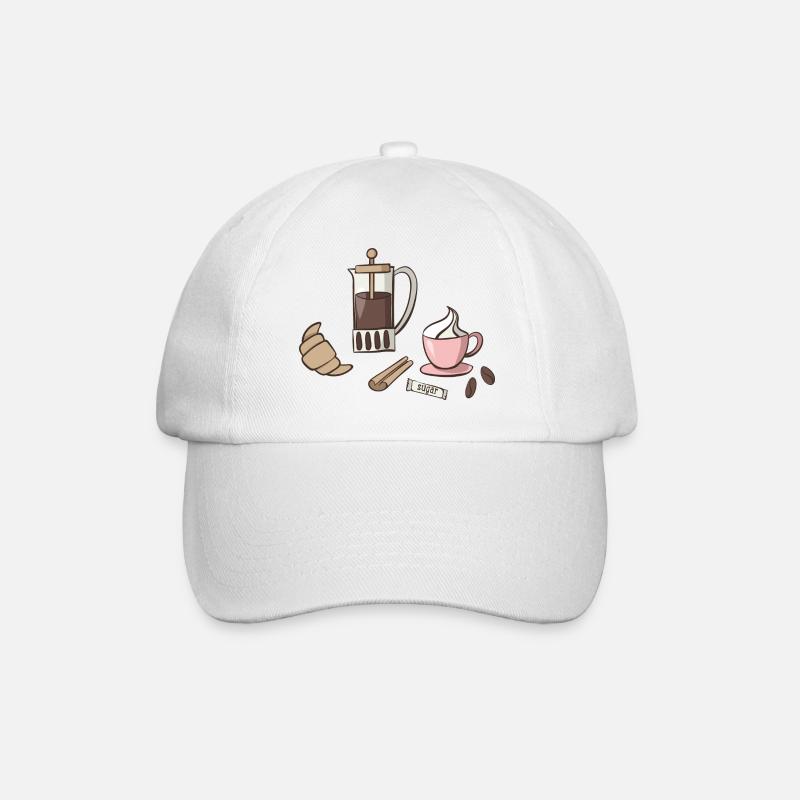 petit déjeuner - Casquette classique - blanc/blanc