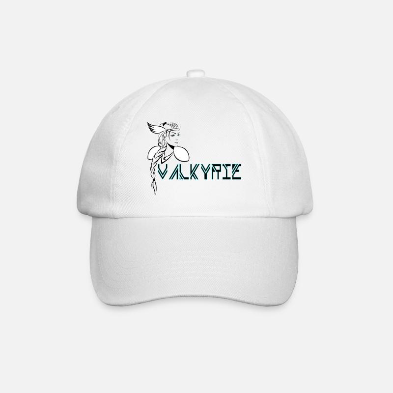 VALKYRIE blue - Casquette classique - blanc/blanc