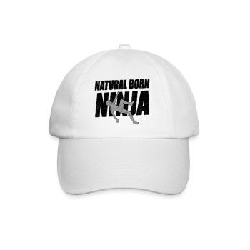 Natural Born Ninja - Casquette classique - blanc/blanc - Devant