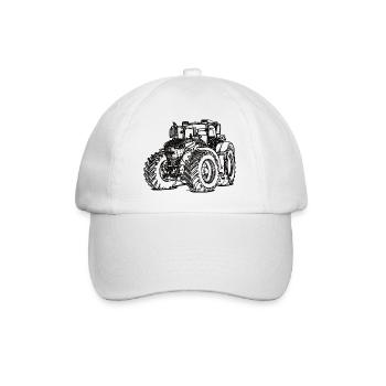 Tracteur - Casquette classique - blanc/blanc - Devant