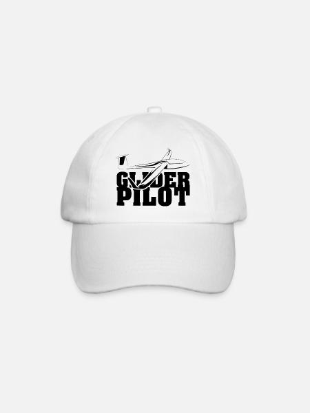 Pilote de planeur Symbole Équipe de vol Aviateur Planeur - Casquette classique - blanc/blanc