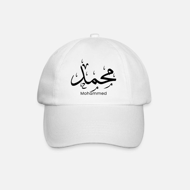Mohammed - Baseballkappe - Weiß/Weiß