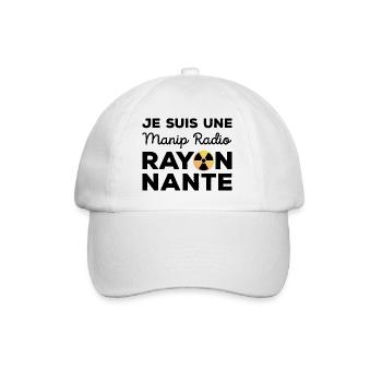 Je suis une manip radio rayonnante Radiologie - Casquette classique - blanc/blanc - Devant