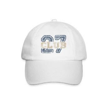 Club 27 Musik Fan Artikel Kurt Jimi Janis Jimi - Baseballkappe - Weiß/Weiß - Vorne
