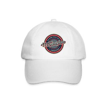 Ich kann total gut Mitmenschen umgehen - Baseballkappe - Weiß/Weiß - Vorne