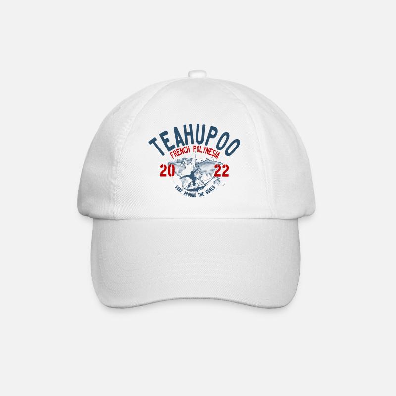 Surf around the world Teahupoo blc - Casquette classique - blanc/blanc