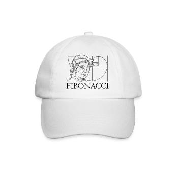 Leonardo Fibonacci Mathematician Math Series Follow - Baseball Cap - white/white - Front