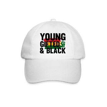 Young Gifted Black - Baseball Cap - white/white - Front