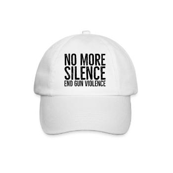 Plus de silence pour mettre fin à la violence armée - Casquette classique - blanc/blanc - Devant
