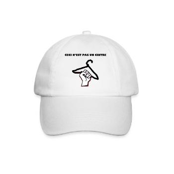 Produits ceci n’est pas un cintre - Casquette classique - blanc/blanc - Devant