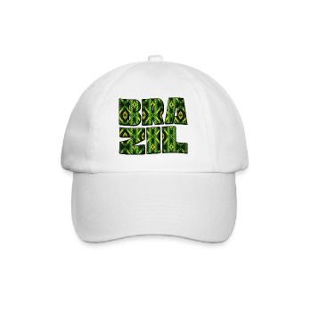 Brasil Kaleido Lettering - Baseball Cap - white/white - Front