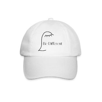 Be different from others - Baseball Cap - white/white - Front