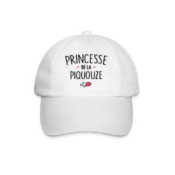 Princesse de la piquouze - Cadeau infirmière - Casquette classique - blanc/blanc - Devant