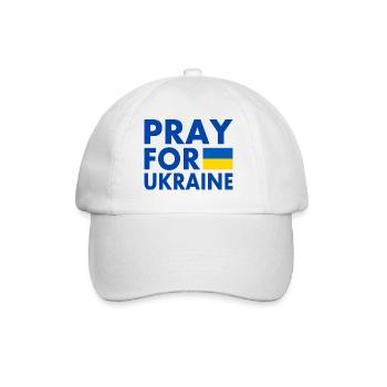 Ukraine - Baseballkappe - Weiß/Weiß - Vorne