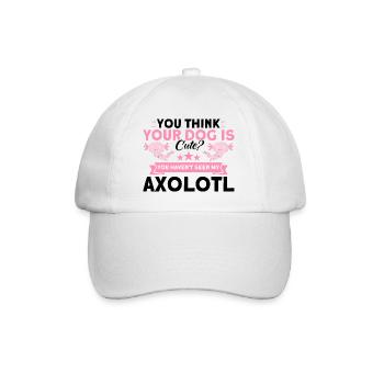 Axolotl Axolotl Propriétaire Axolotl Amphibian Gift - Casquette classique - blanc/blanc - Devant