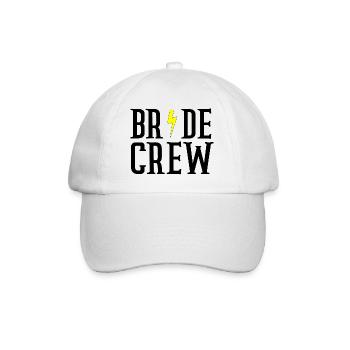 Braut Crew - Baseballkappe - Weiß/Weiß - Vorne