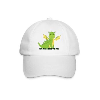 Babysprüche Babykleidung Kinderkleidung - Baseballkappe - Weiß/Weiß - Vorne