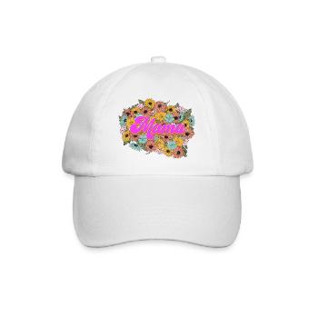 Stolze Mama Mutter Mami Lebensaufgabe Kinder Kind - Baseballkappe - Weiß/Weiß - Vorne