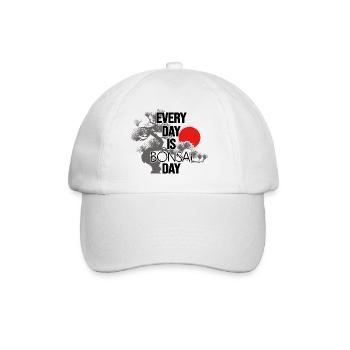 bonsai yamadori bonsai garden nebari bonsai tree - Baseball Cap - white/white - Front