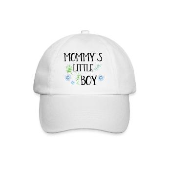 Le petit garçon de maman - Casquette classique - blanc/blanc - Devant