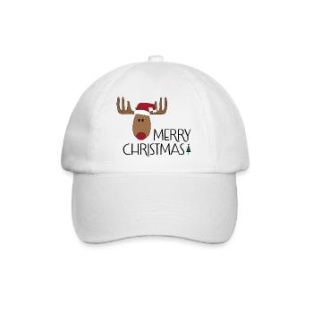 Merry Christmas - Baseball Cap - white/white - Front