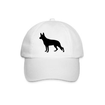 Alsatian - Baseball Cap - white/white - Front